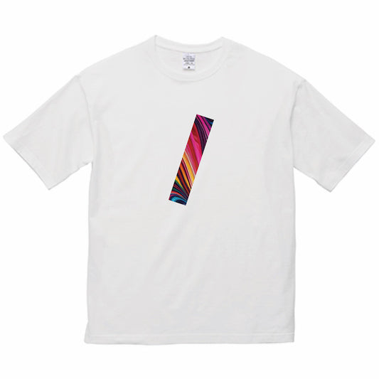 VINYL MARBLE-SLASH Tee (WHITE)