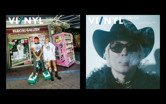 VI/NYL GLOBAL #002 Announced!! Featuring Fukase—who launched his hip hop solo project this November—alongside Latin music icons CA7RIEL & Paco Amoroso in a multi-cover edition.