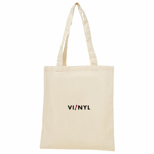 VINYL MARBLE-LOGO tote (NATURAL)