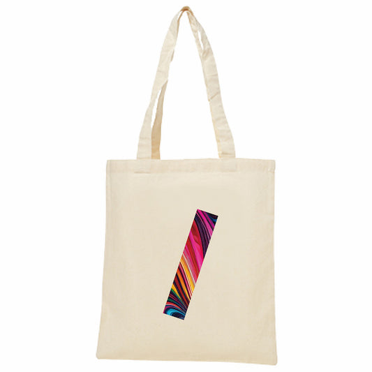 VINYL MARBLE SLASH tote (NATURAL)